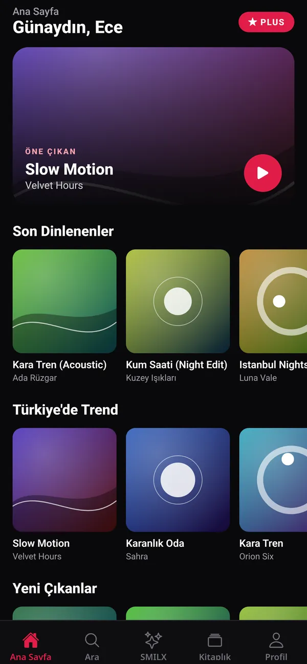 SxMusic Android — Ana Sayfa
