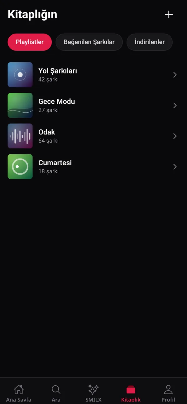 SxMusic Android — Kitaplık