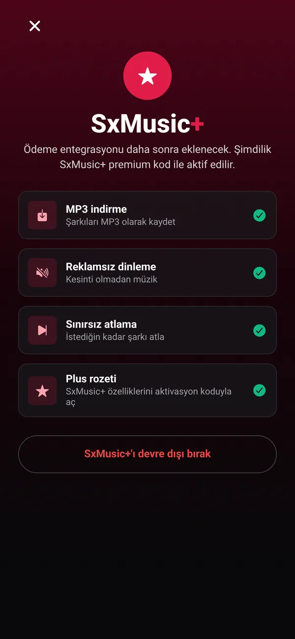 SxMusic Android — SxMusic+