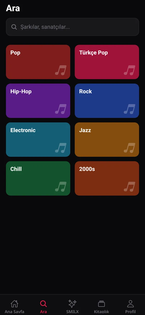 SxMusic Android — Ara
